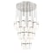 Z-Lite Cayden Chandelier, 27-Light, 36 In.W x 16.75 In.H, Brushed Nickel/Clear + Etched Opal 1946P-27R-BN - alternate 7